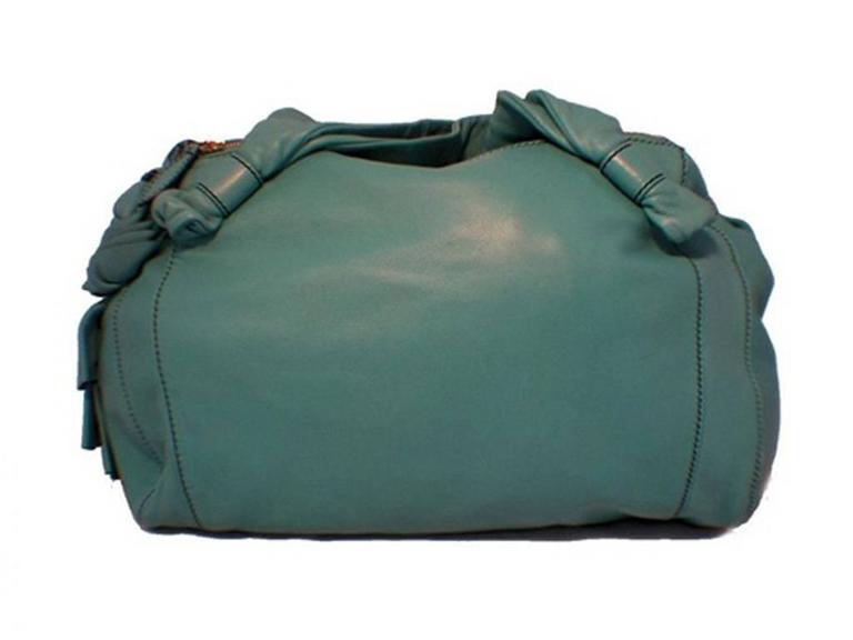Valentino Teal Lambskin Shoulder Tote Handbag For Sale at 1stDibs ...