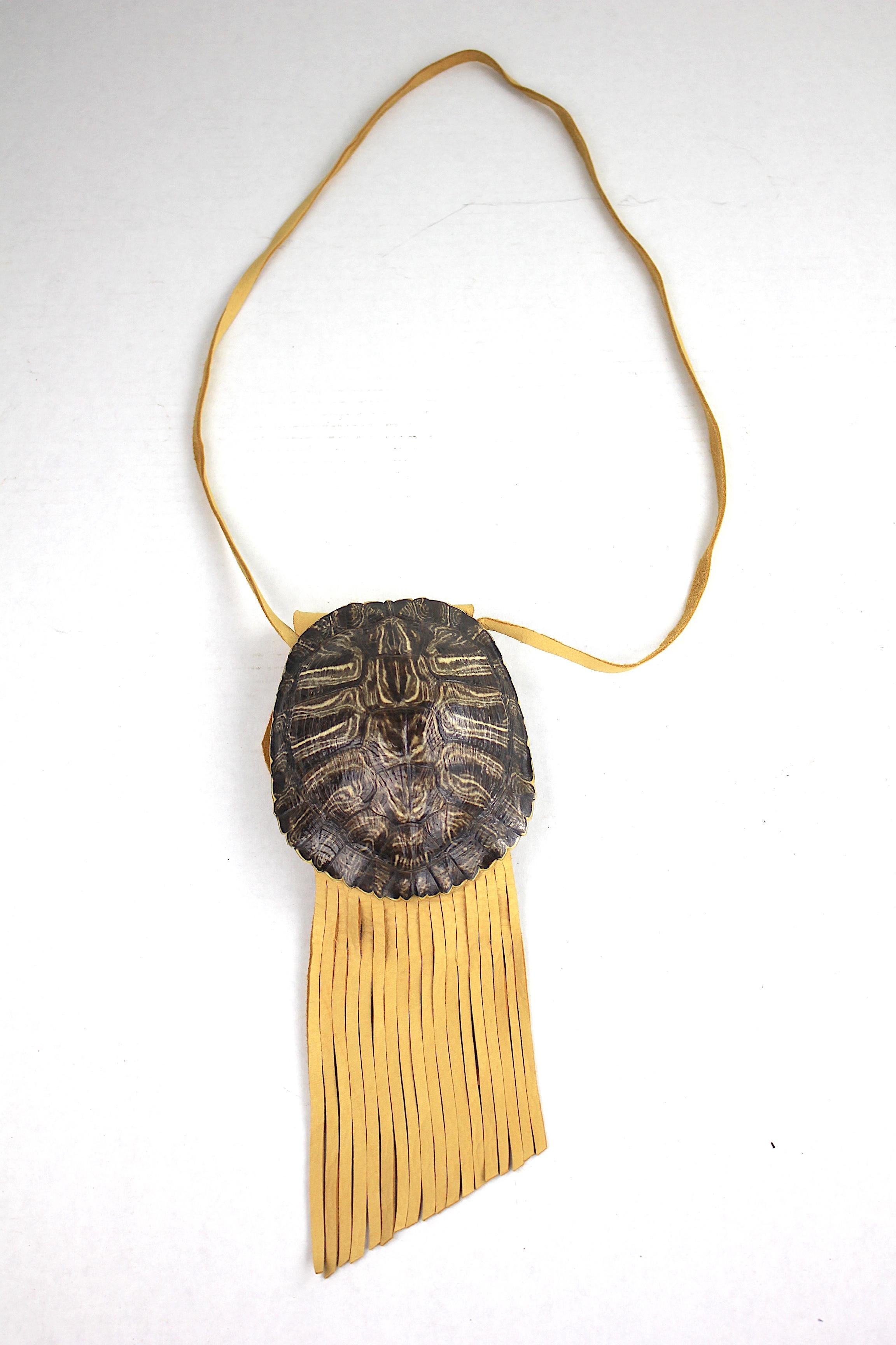 turtle shell medicine bag