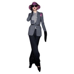New Gucci 90th Anniversary Wool Runway Pants F/W 2011 Sz 42