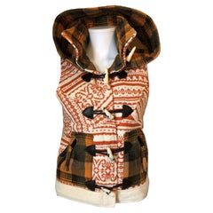 New Da-Nang Knit Wool Vest With Detachable Hood $486