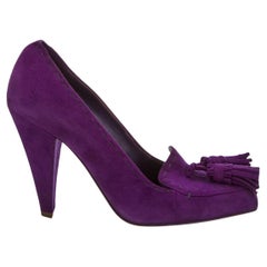 Nuevo Yves Saint Laurent by Stefano Pilati YSL Pasarela Tacones de ante Bombas Sz 36.5