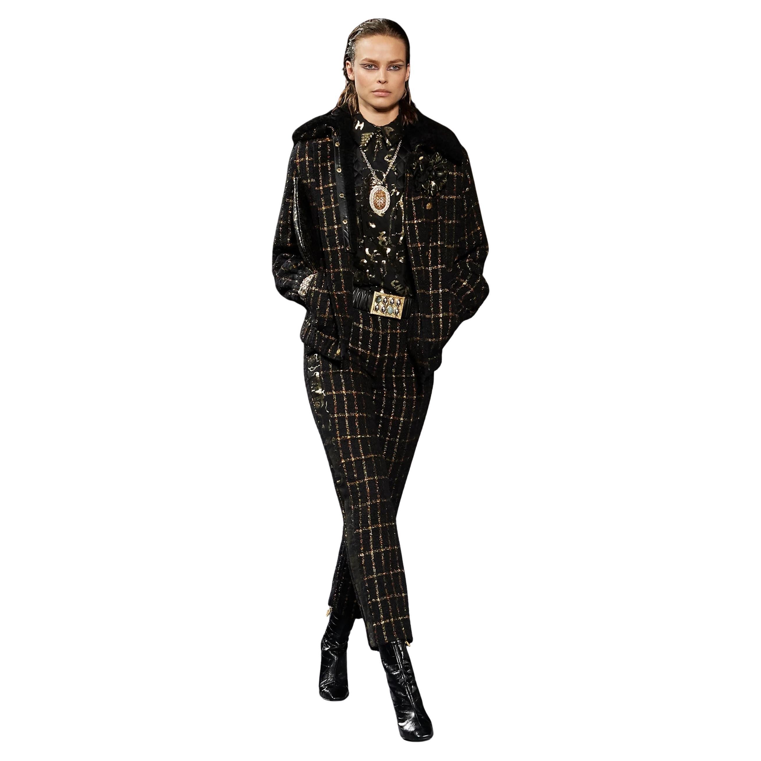 Neu Mit Tags Chanel Métiers d'Art 2019 Hosenanzug Größe 38