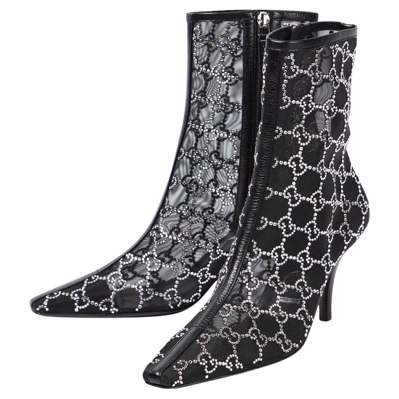 2950 $ Nuevo Botines Gucci 2021 Cristal GG Talla 37 Un homenaje a Tom Ford