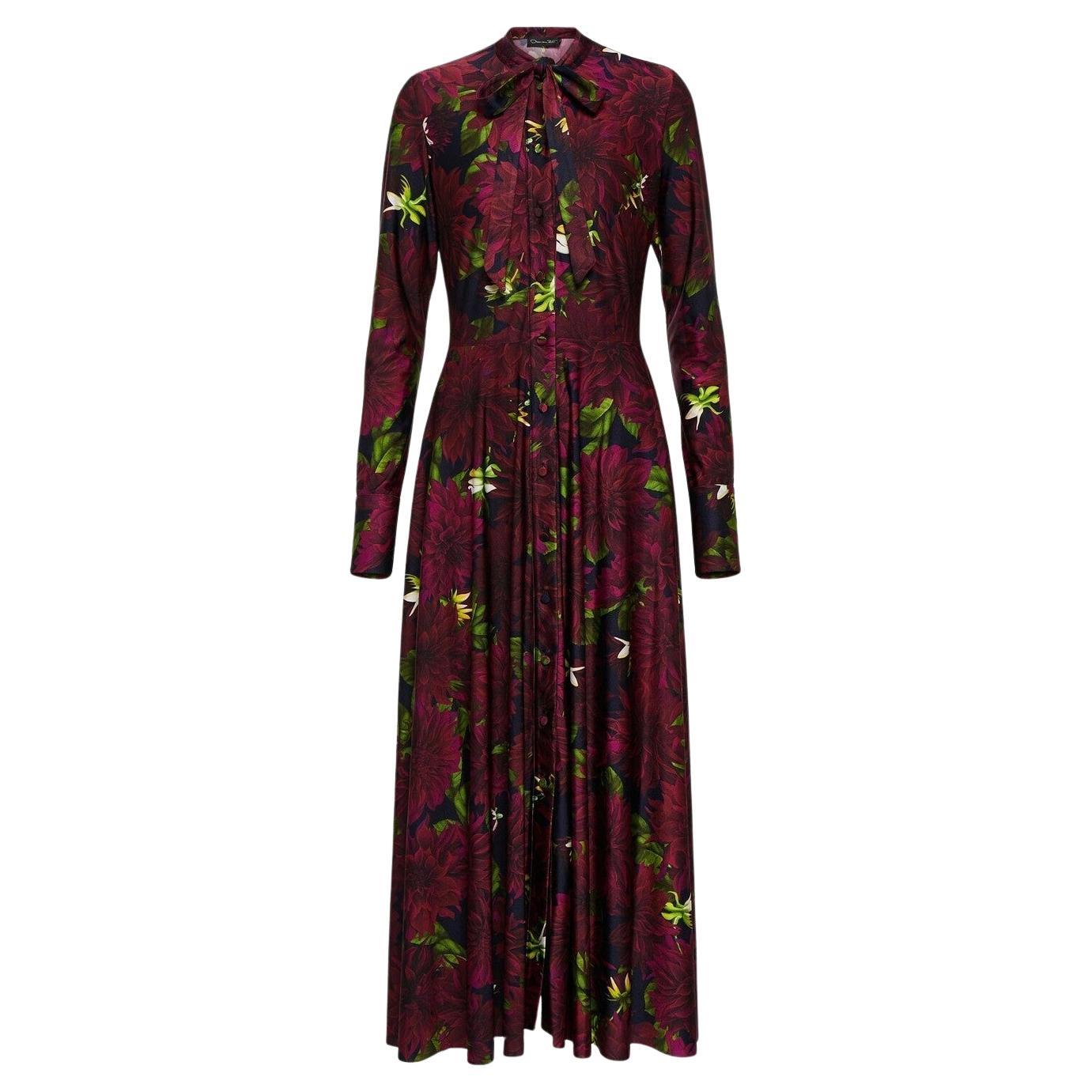 Nuovo con etichetta Oscar De La Renta The Dahlia Dress in vendita
