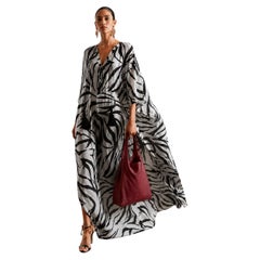 $2990 Nuovo 2025 Oscar De La Renta "The Topaz" Borsa Tote in pelle di vitello