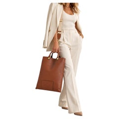 Brand New Valentino Large Leather Tote Bag