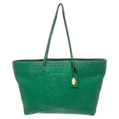 New Fendi Selleria Large Emerald Green Tote Bag $3250