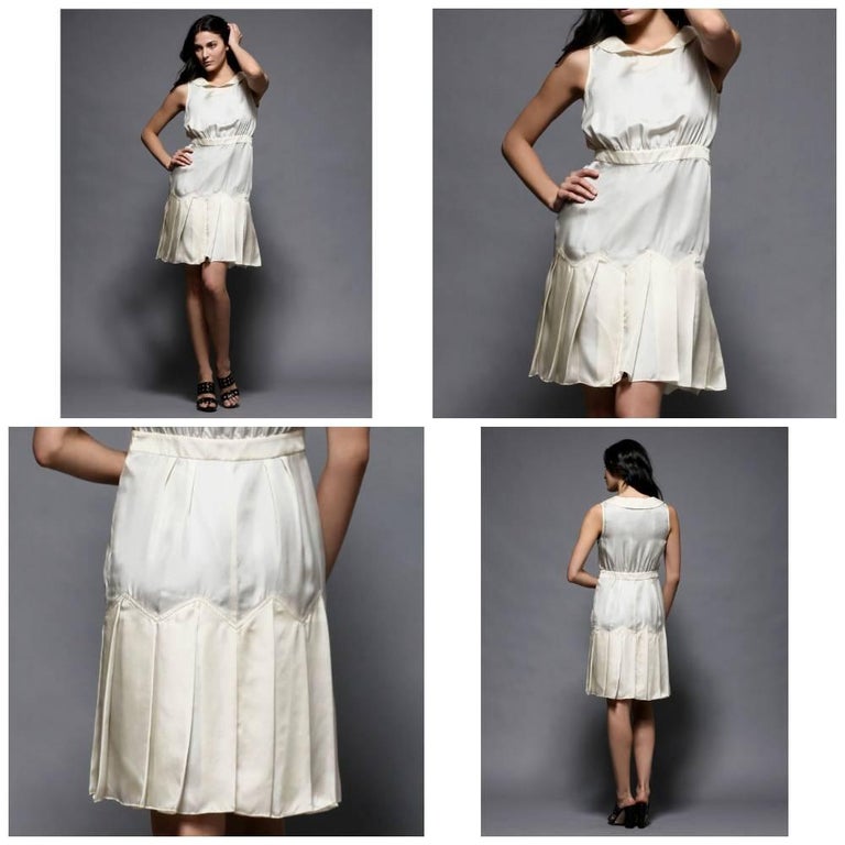New Vera Wang Lavender Label Silk Peter Pan Dress Sz 6 For Sale at 1stDibs  | vera wang lavender label dress, lavender label vera wang, vera wang  lavender dress