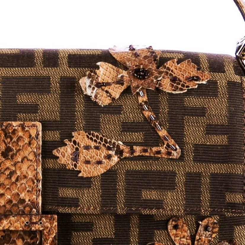New Fendi Zucca Python Baguette Bag Featured in the 15th Anniversary Book 3