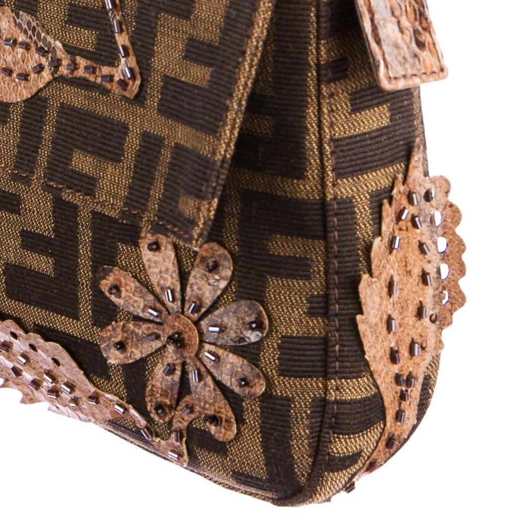New Fendi Zucca Python Baguette Bag Featured in the 15th Anniversary Book 2