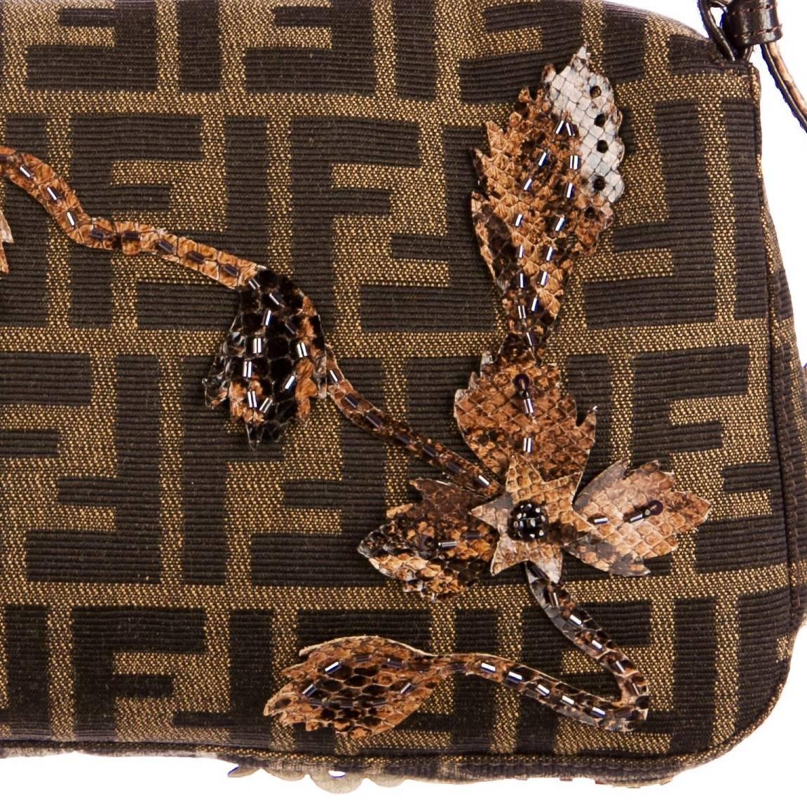 New Fendi Zucca Python Baguette Bag Featured in the 15th Anniversary Book 6
