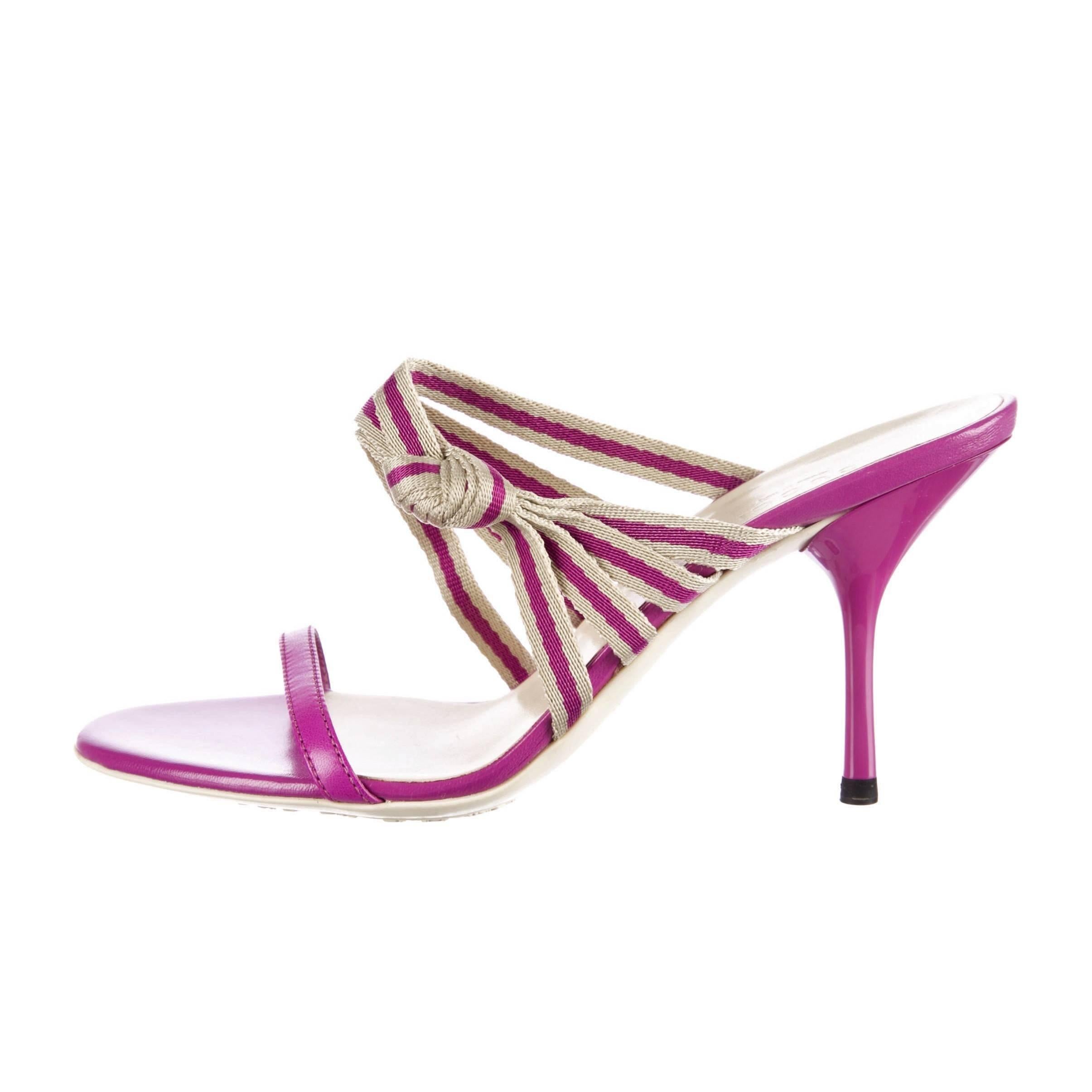 Gucci Mirabelle Pink Heels Mules Slides  1