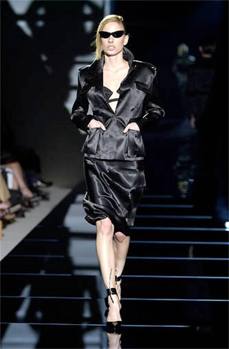 New Rare Tom Ford for Gucci Kate Moss Ad Runway Heels Pumps Sz 40 In New Condition In Ashburn, VA