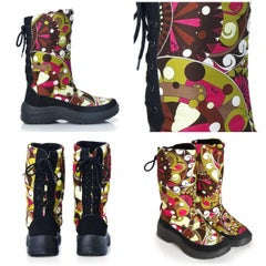 New Emilio Pucci Ski Snow Rain Boots Sz 38