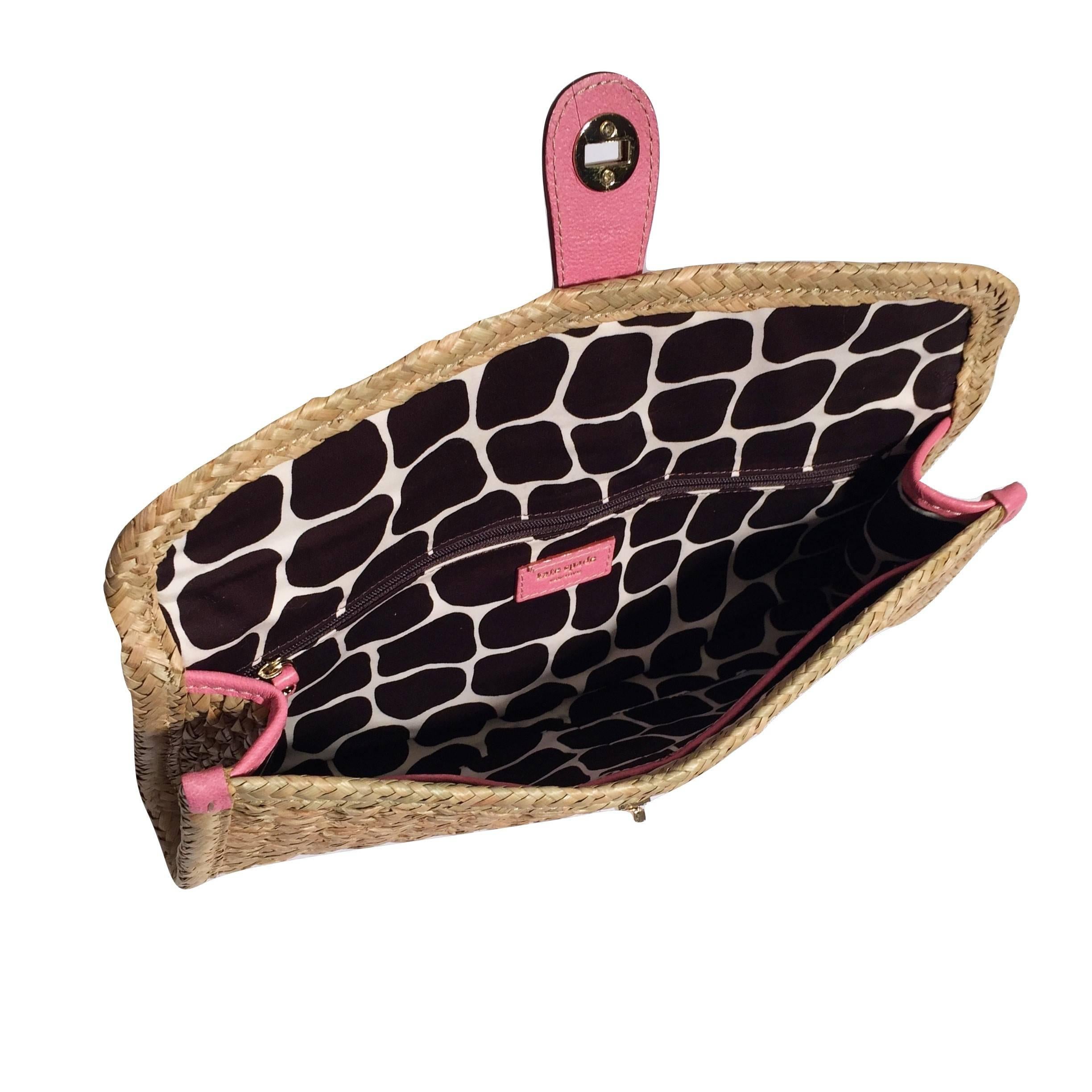 kate spade fan clutch