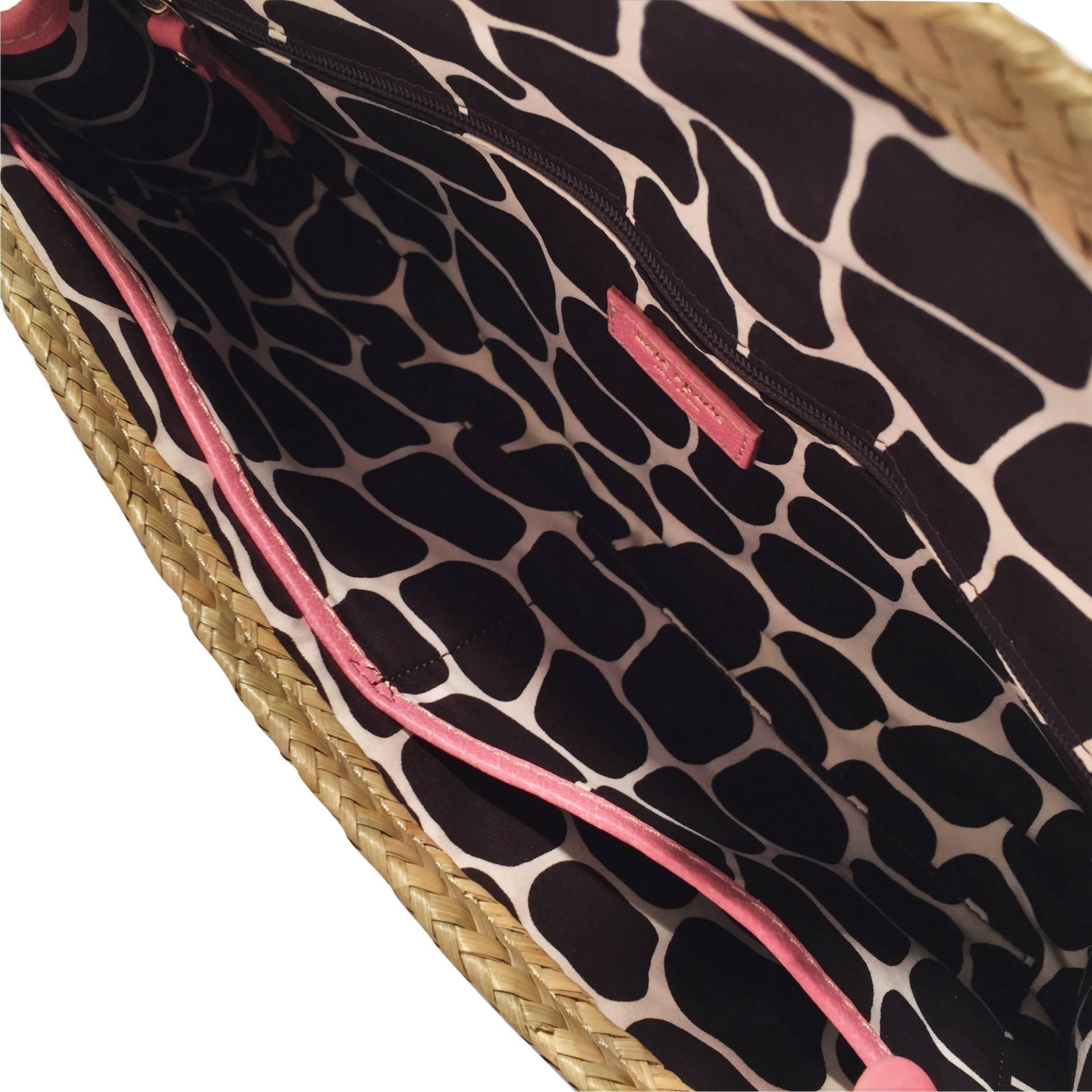 New Spring 2005 Collection Kate Spade Wicker Straw Rattan Clutch Bag 6