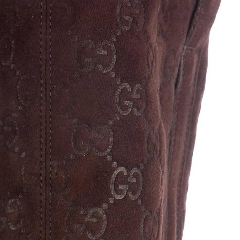 Gucci Shearling Boots
RARE & Brand New!
* Chocolate Color Shearling
* U.S. Size: 10
* Super Soft Suede Merino Lambskin Shearling
* GG Logo Throughout Shearling!
* 1