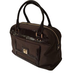 New Fall 2005 Collection Kate Spade Large Satchel Bag in Brown Patent