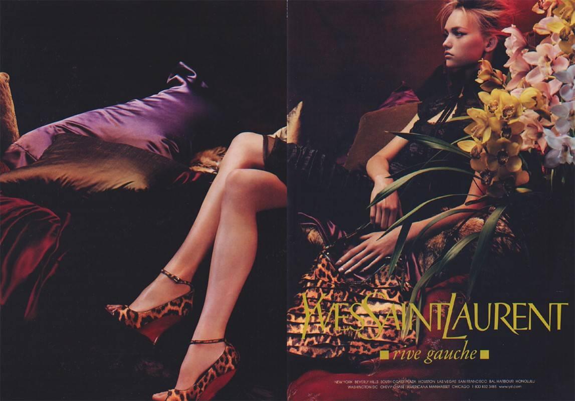 Neu Tom Ford für Yves Saint Laurent YSL Lotus Heels Final Kollektion 2004 Gr. 37 im Angebot 11
