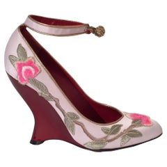 New Tom Ford for Yves Saint Laurent YSL Lotus Heels Final Collection 2004 Sz 37