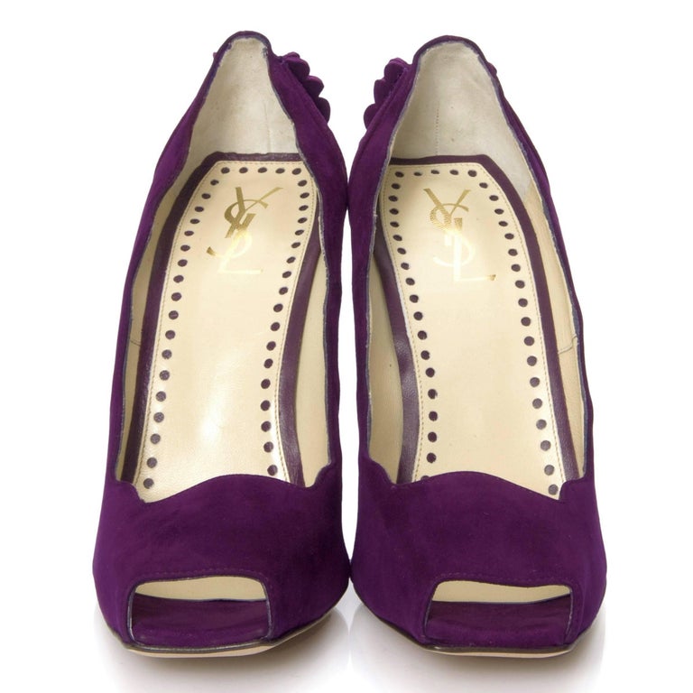 ysl pumps with ysl heel