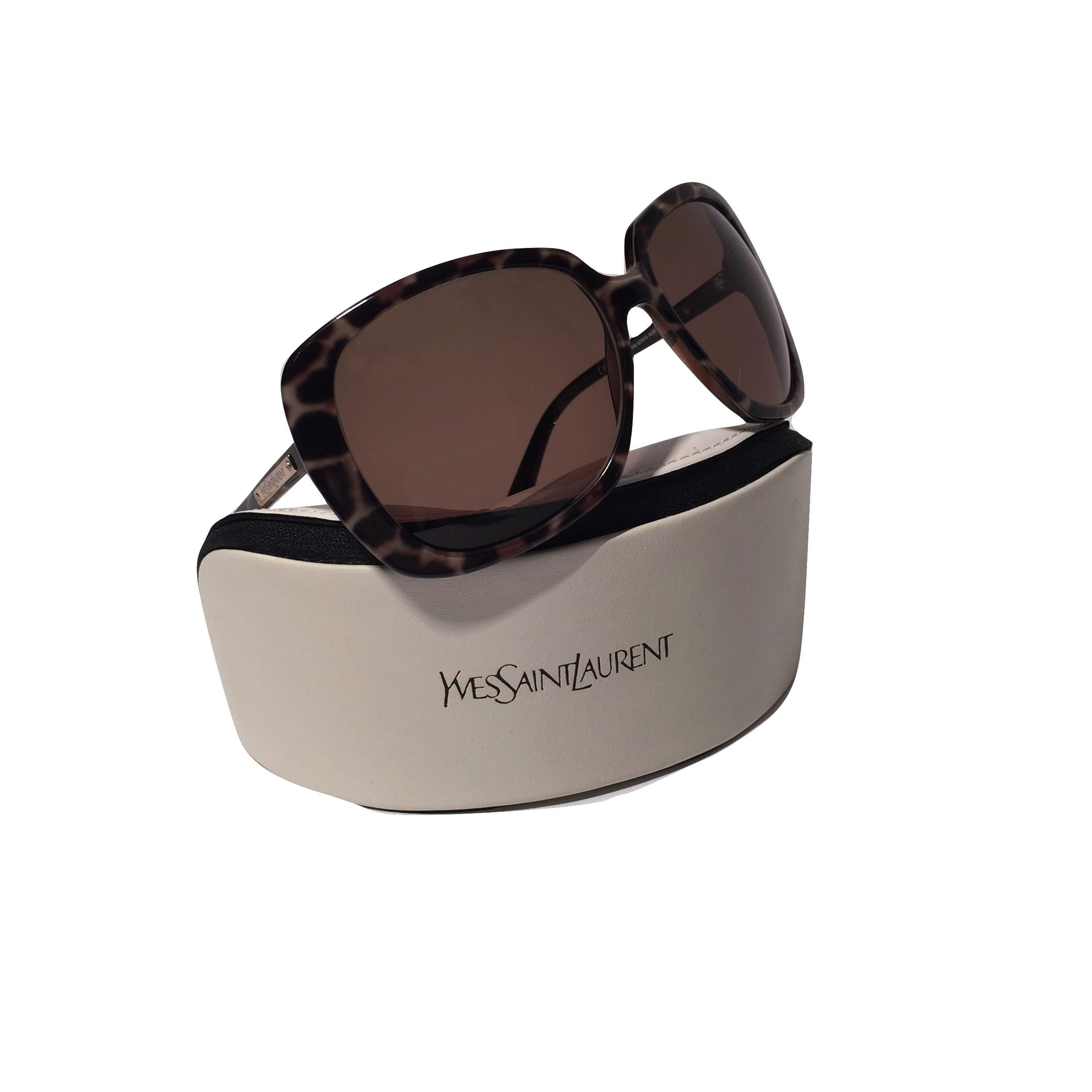 New Yves Saint Laurent YSL Wrap Sunglasses With Case 6
