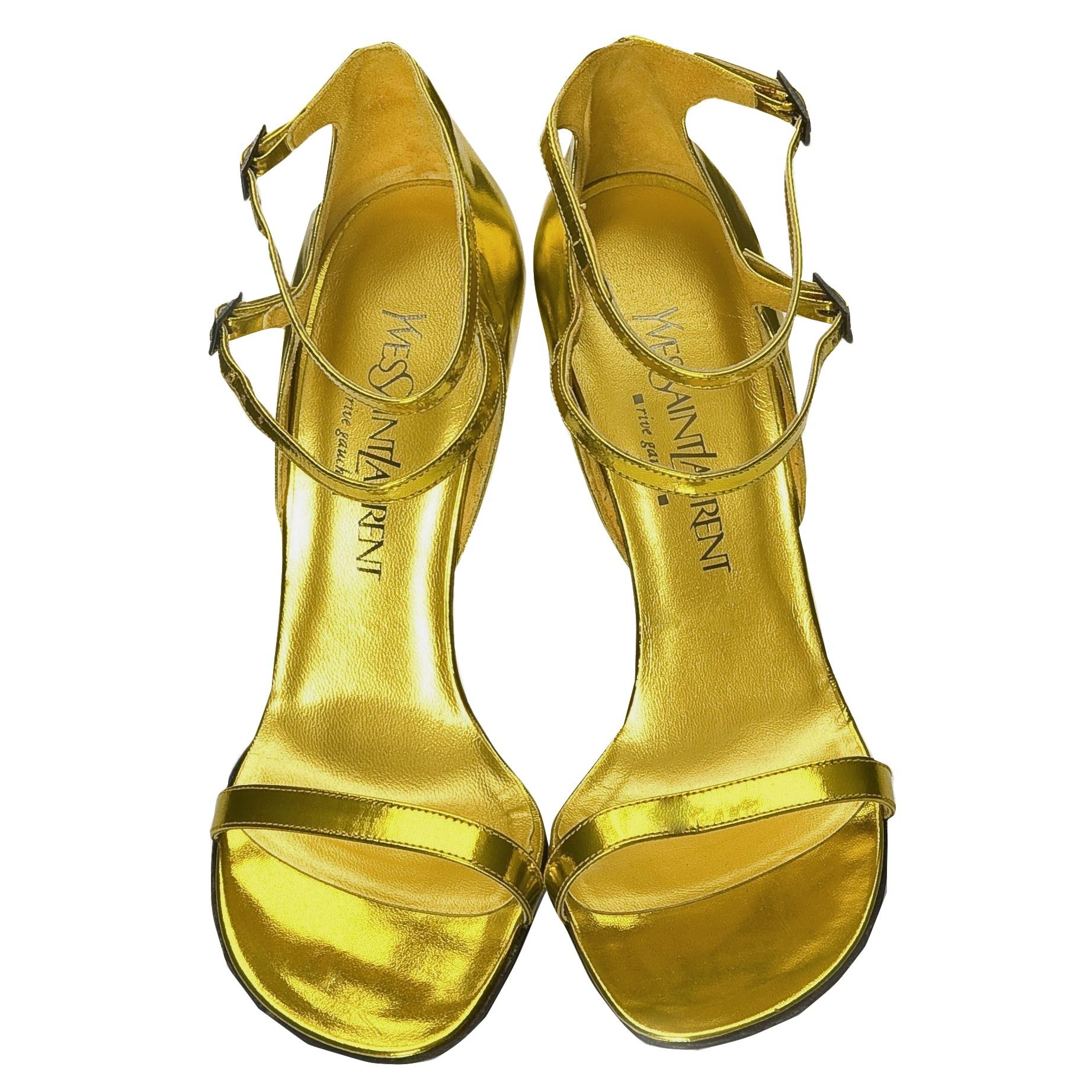 New Vintage Tom Ford for Yves Saint Laurent YSL Collectible Heels Sz 38.5 For Sale 1