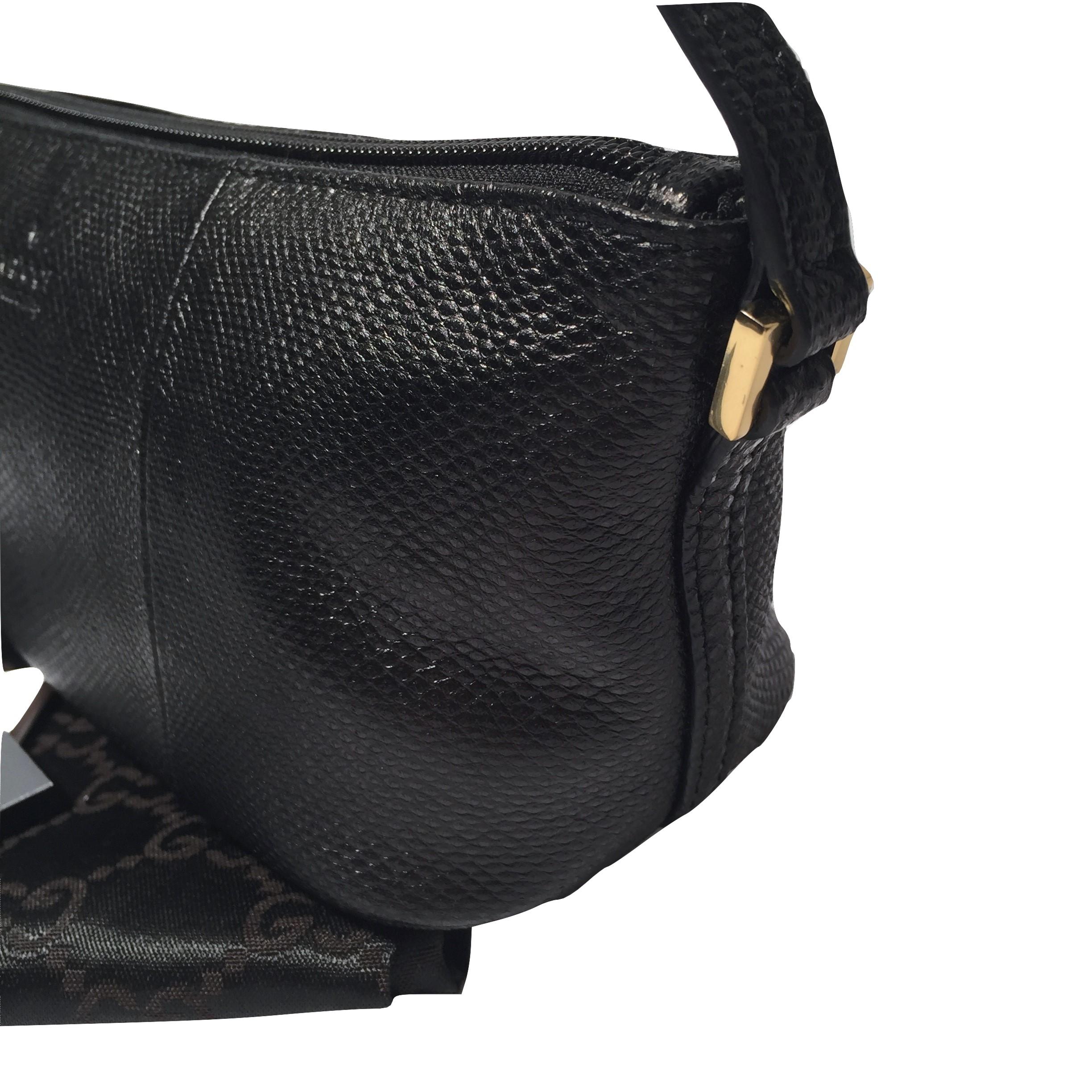 New Gucci Black Lizard Baguette Bag Purse at 1stDibs | gucci baguette ...