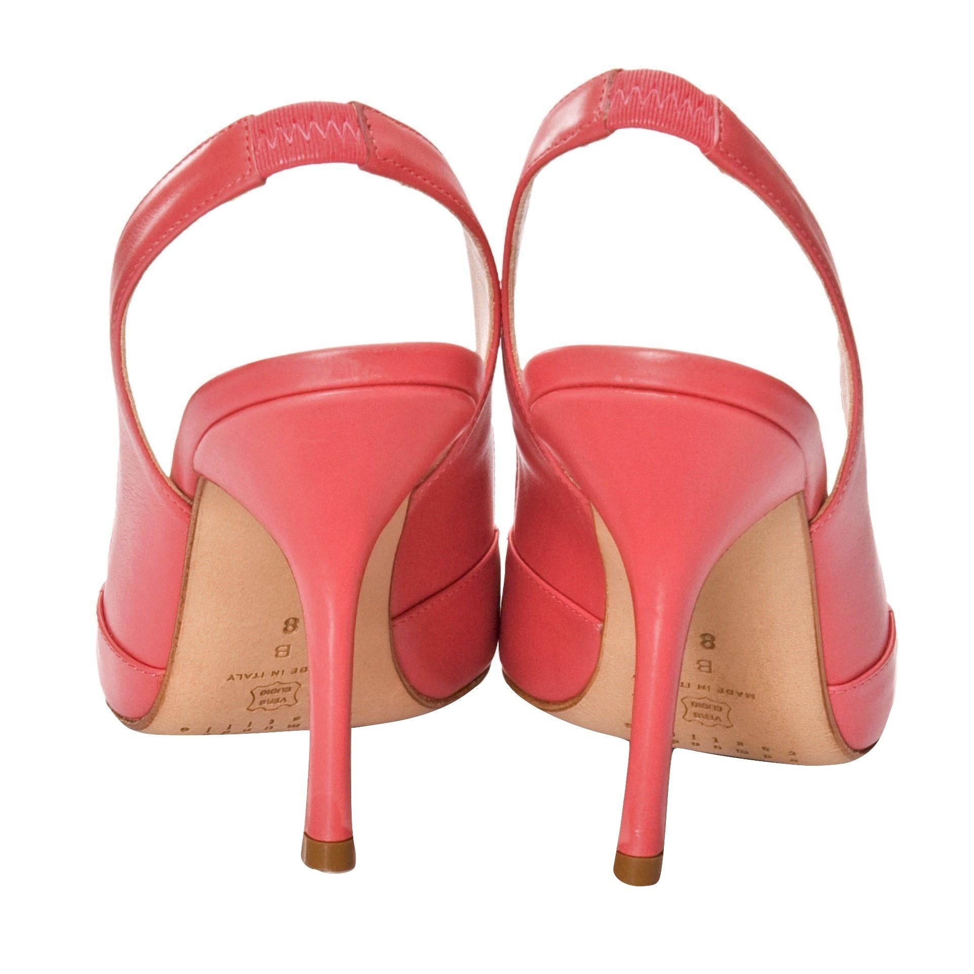 coral heels