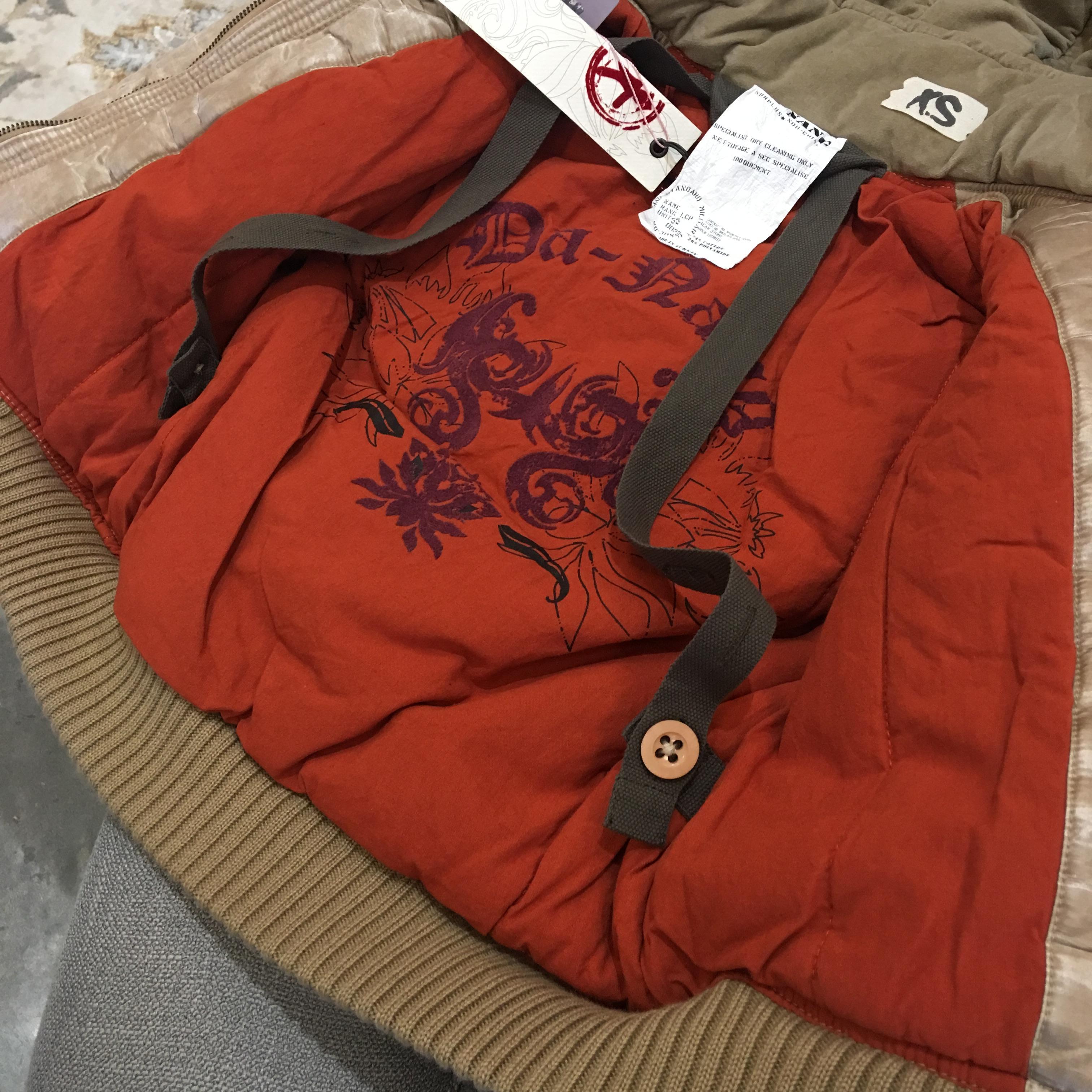 Brown New Da-Nang Rare Celebrity Convertible Backpack Jacket