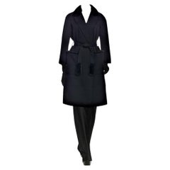 4450 $ Nuevo abrigo Yves Saint Laurent YSL Pre-Fall 2009 de lana gruesa y visón Sz FR40