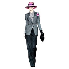 New Gucci 90th Anniversary Wool Runway Pants F/W 2011 Sz 40