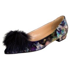 Nueva Eugenia Kim Zapatos con punta de visón de terciopelo 37  EE.UU. 6,5