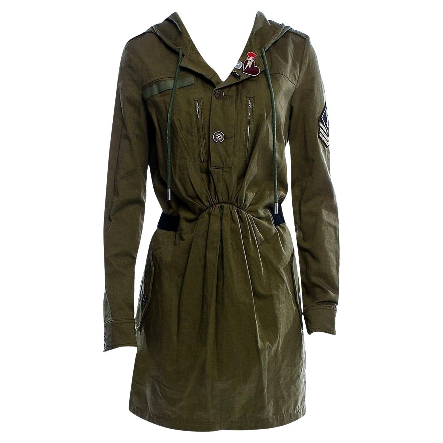 New Saint Laurent Runway Ad Denim Dress or Jacket Sz 44 $2250