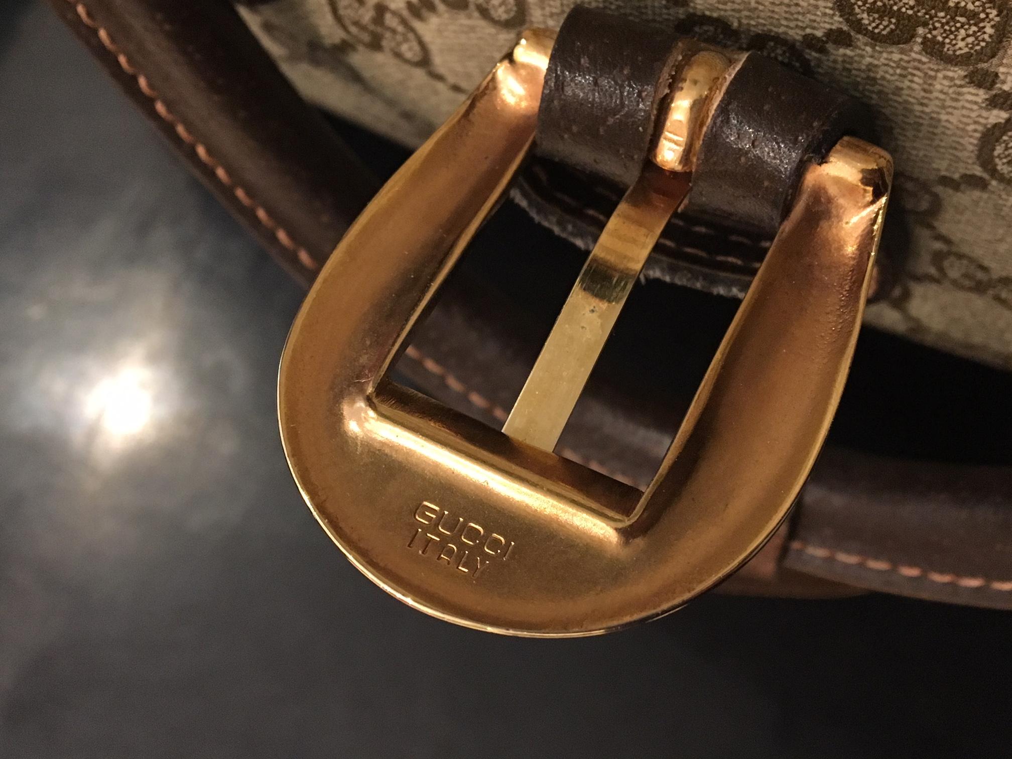 1980er Gucci-Gepäcktasche mit Monogramm „GG“  6