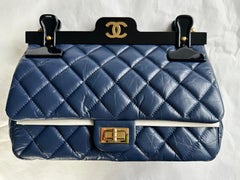 Chanel 2016 Limited Editiion 2.55 Reissue Rare Hanger Navy Blue Classic Flap Bag