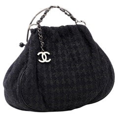 Chanel 2005 Tweed Edición Limitada Coleccionista Bolso de Asa Superior Tote Grande Novedad
