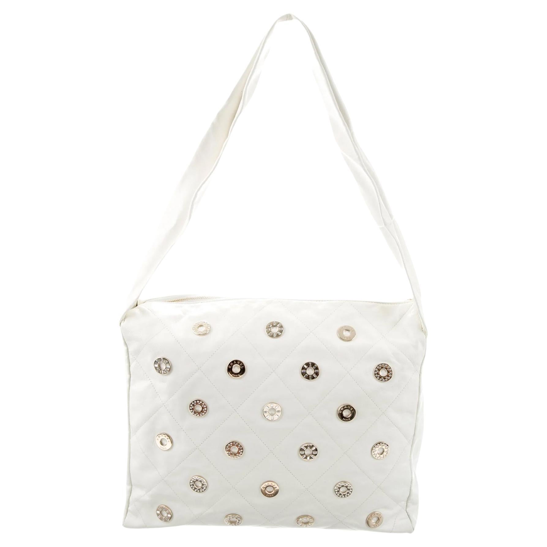Chanel White Star Attitude Flap Bag