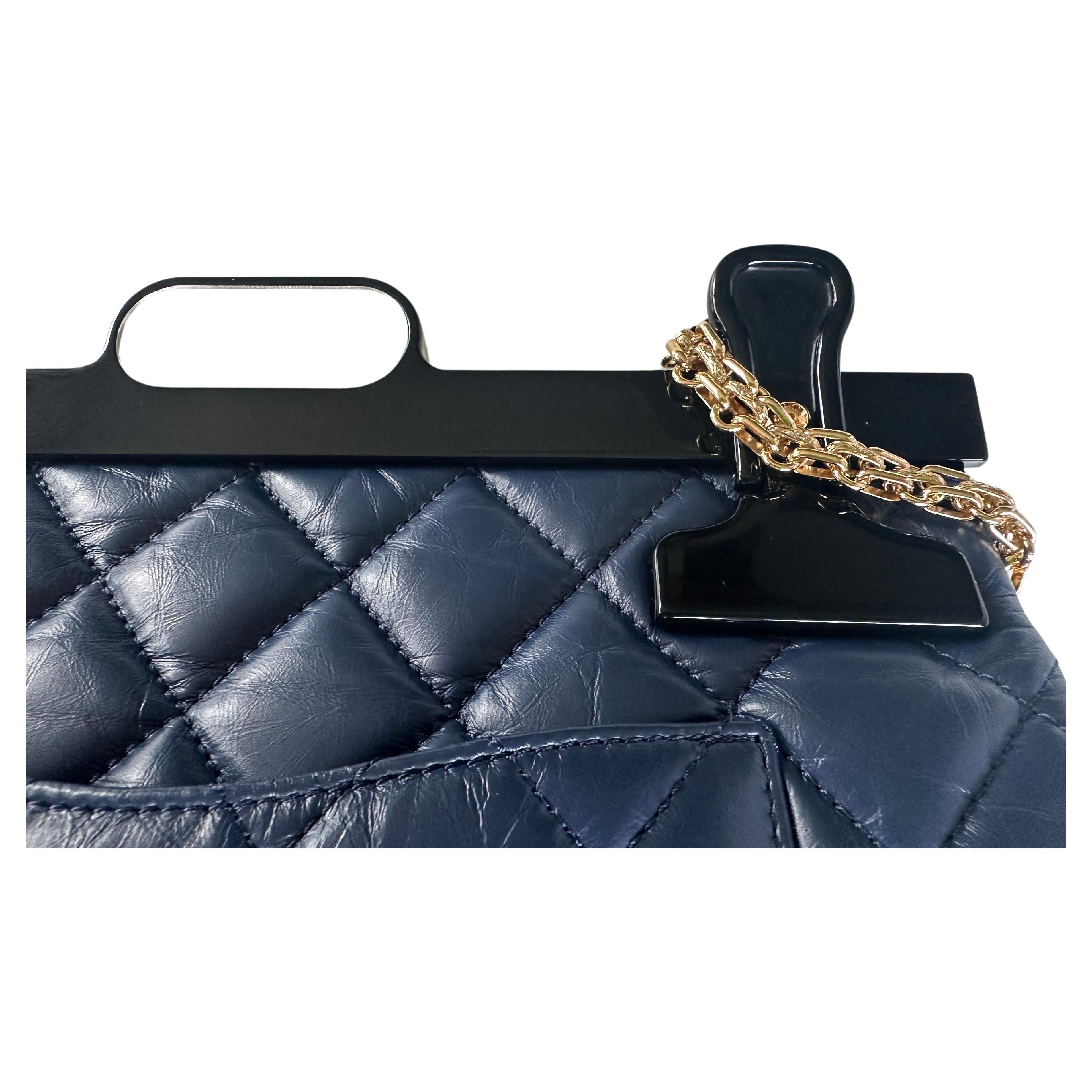 Chanel 2016 Limited Editiion 2.55 Reissue Rare Hanger Navy Blue Classic Flap Bag 1