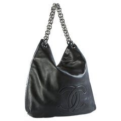 Chanel Hobo Moderno con Cadena Gruesa Cordero Suave Tote Slouchy