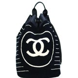 chanel navy tote bag