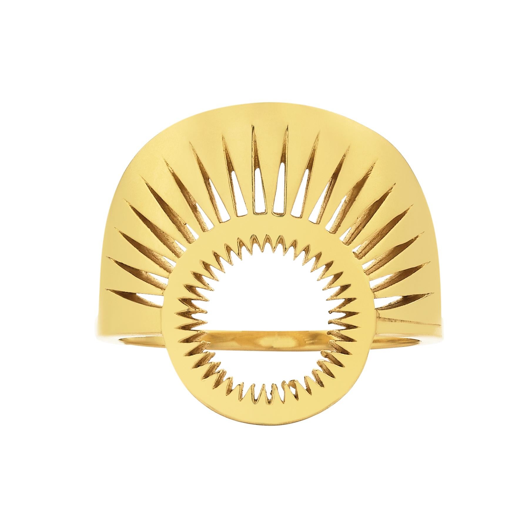 Zoe and Morgan Gold Pocket Full of Sunshine Ring For Sale