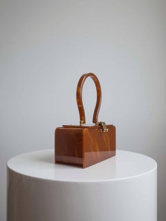 Lucite Vintage Handbag Purse, 1950s