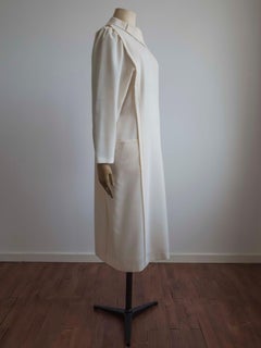 1960s Cream Wool Dress