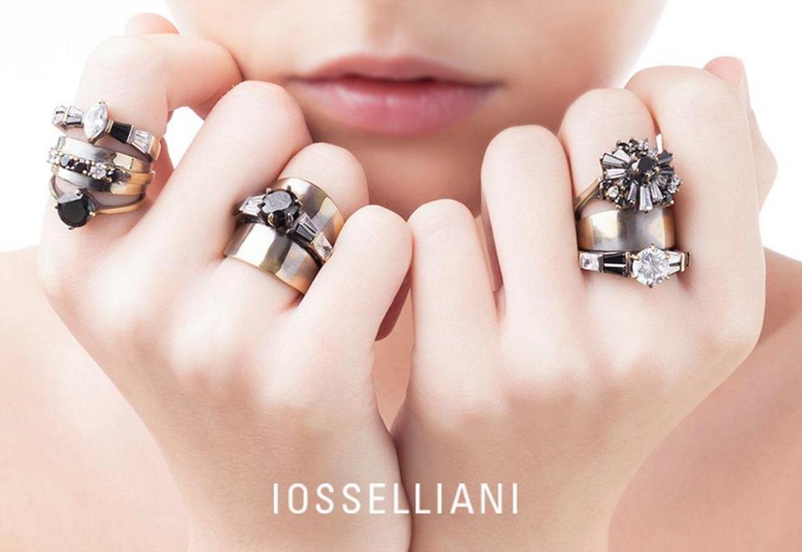 Iosselliani Dangling Optical Earrings  In New Condition For Sale In Rome, IT