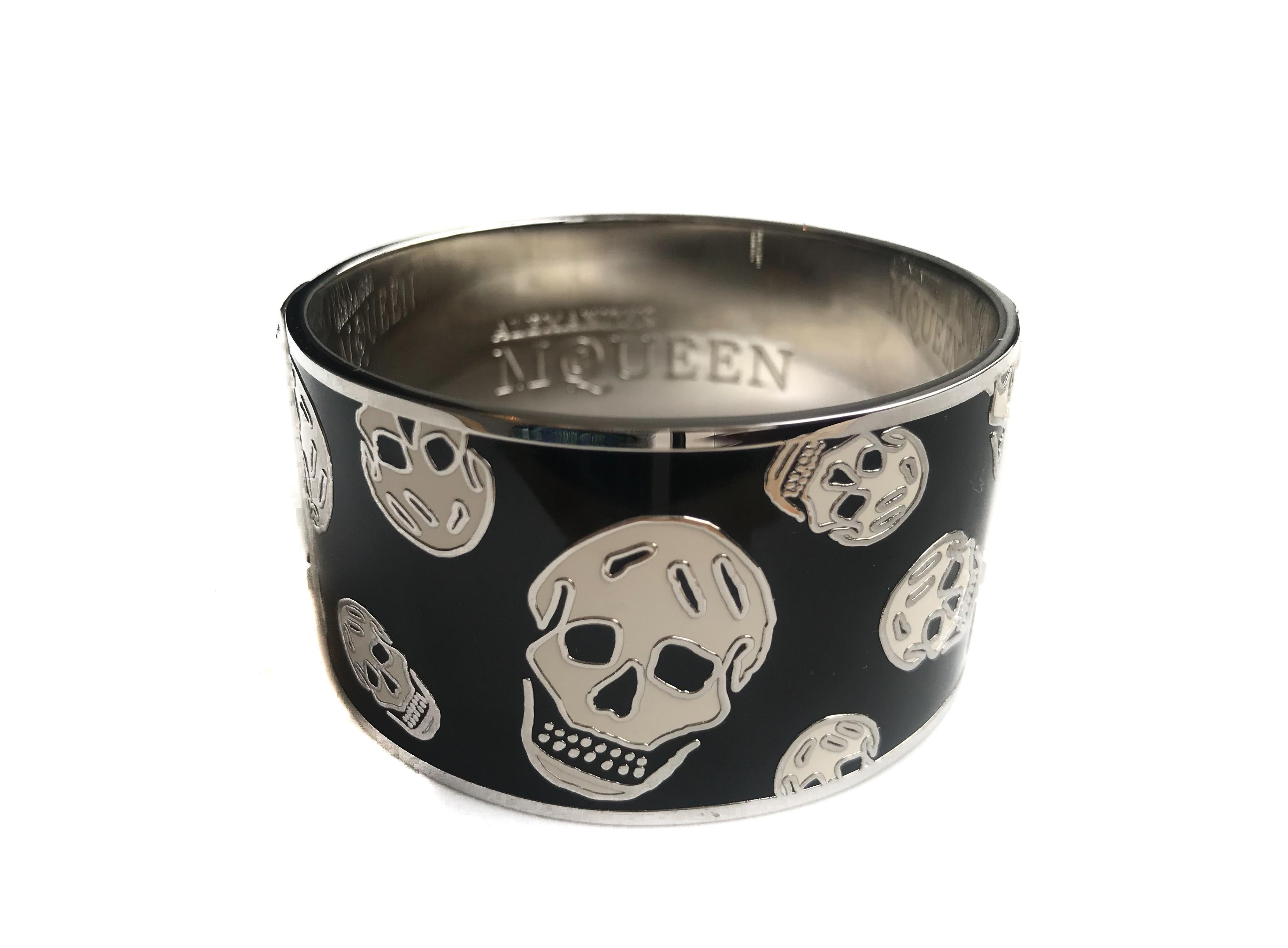 Women's or Men's Alexander Mcqueen Skull Cuff Bracelet