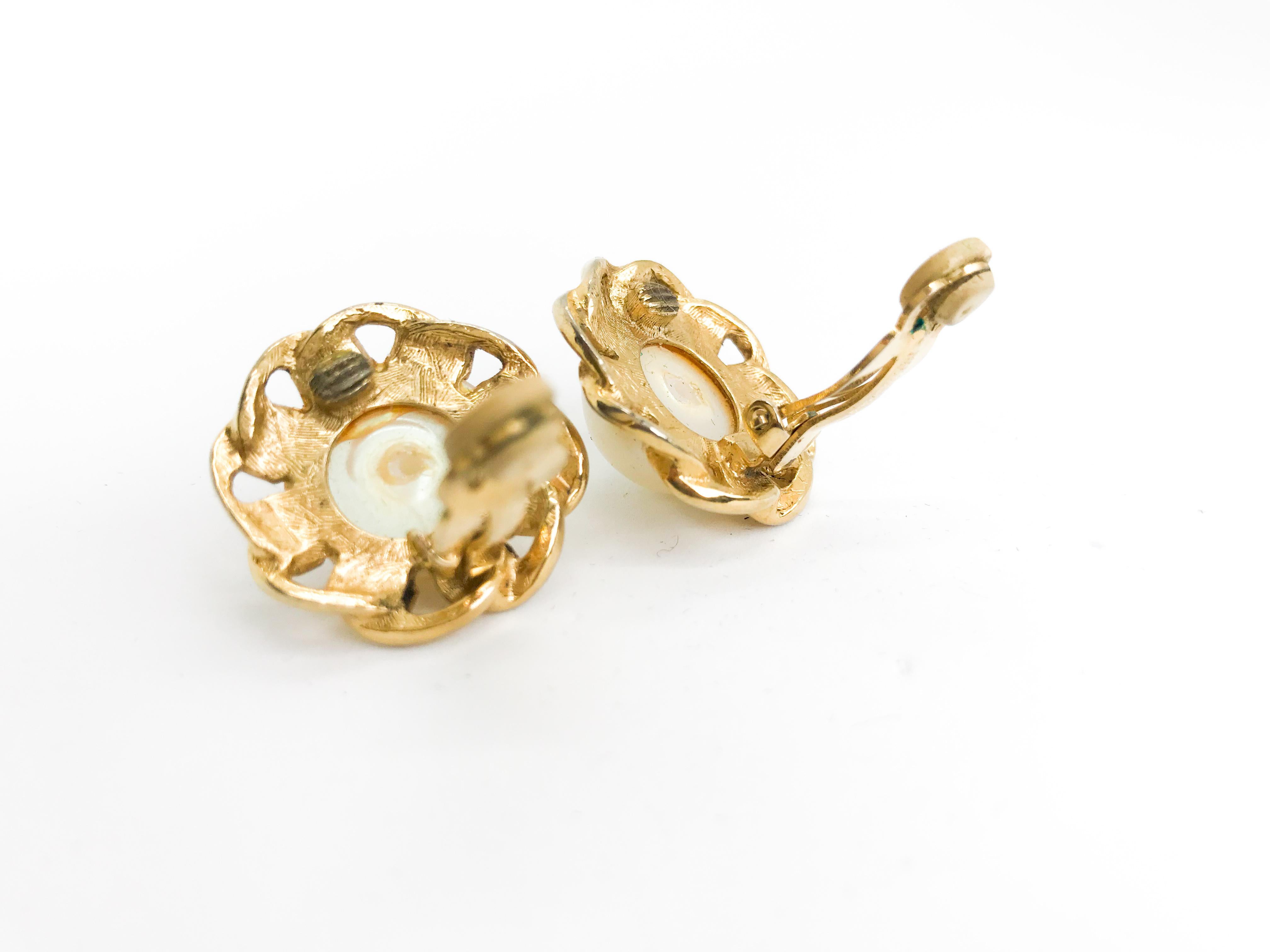 Women's or Men's Givenchy Vintage Clip On Earrings, 1980s