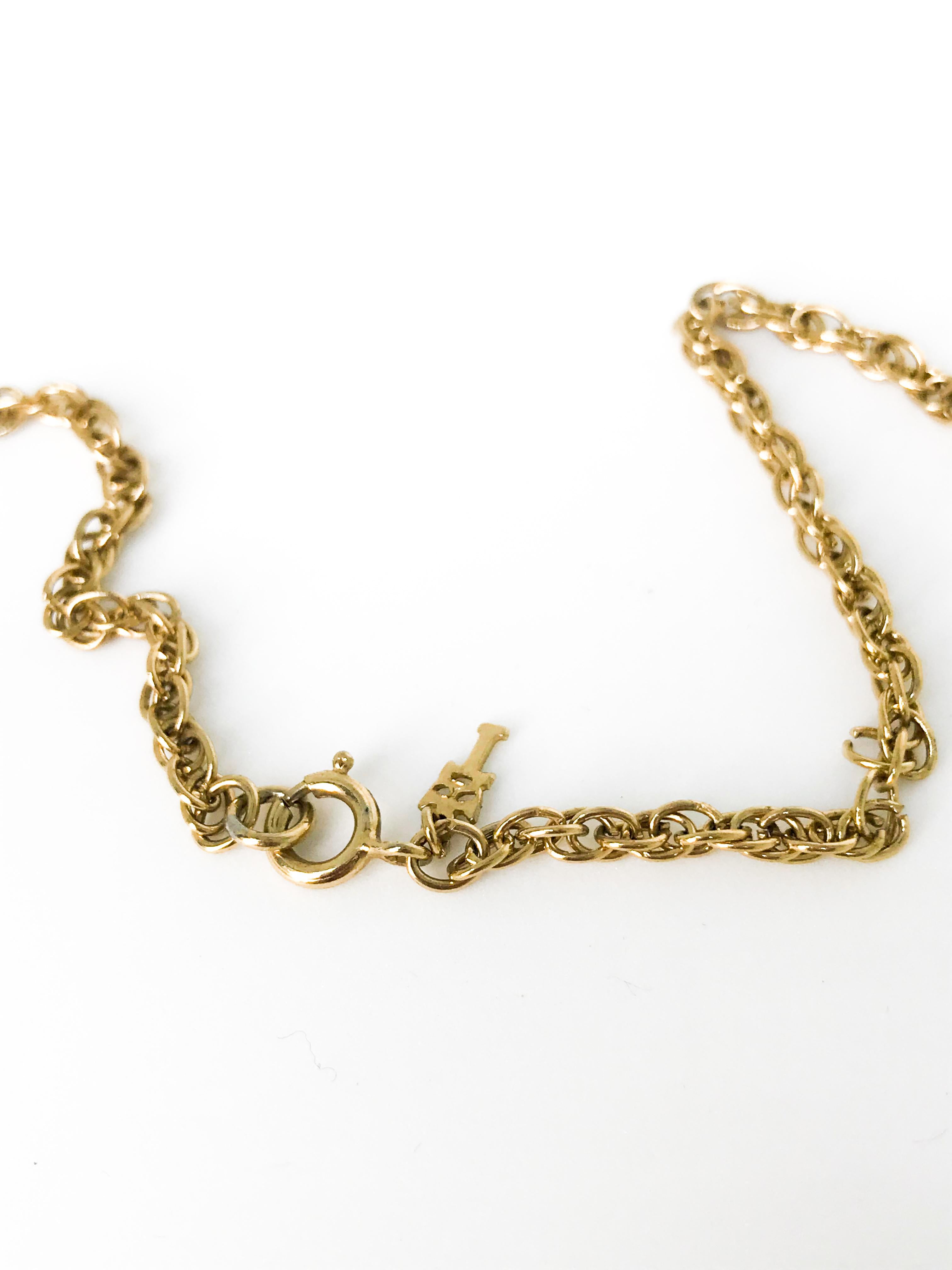 Women's or Men's Crown Trifari Vintage Modernist Pendant Necklace, 1970s