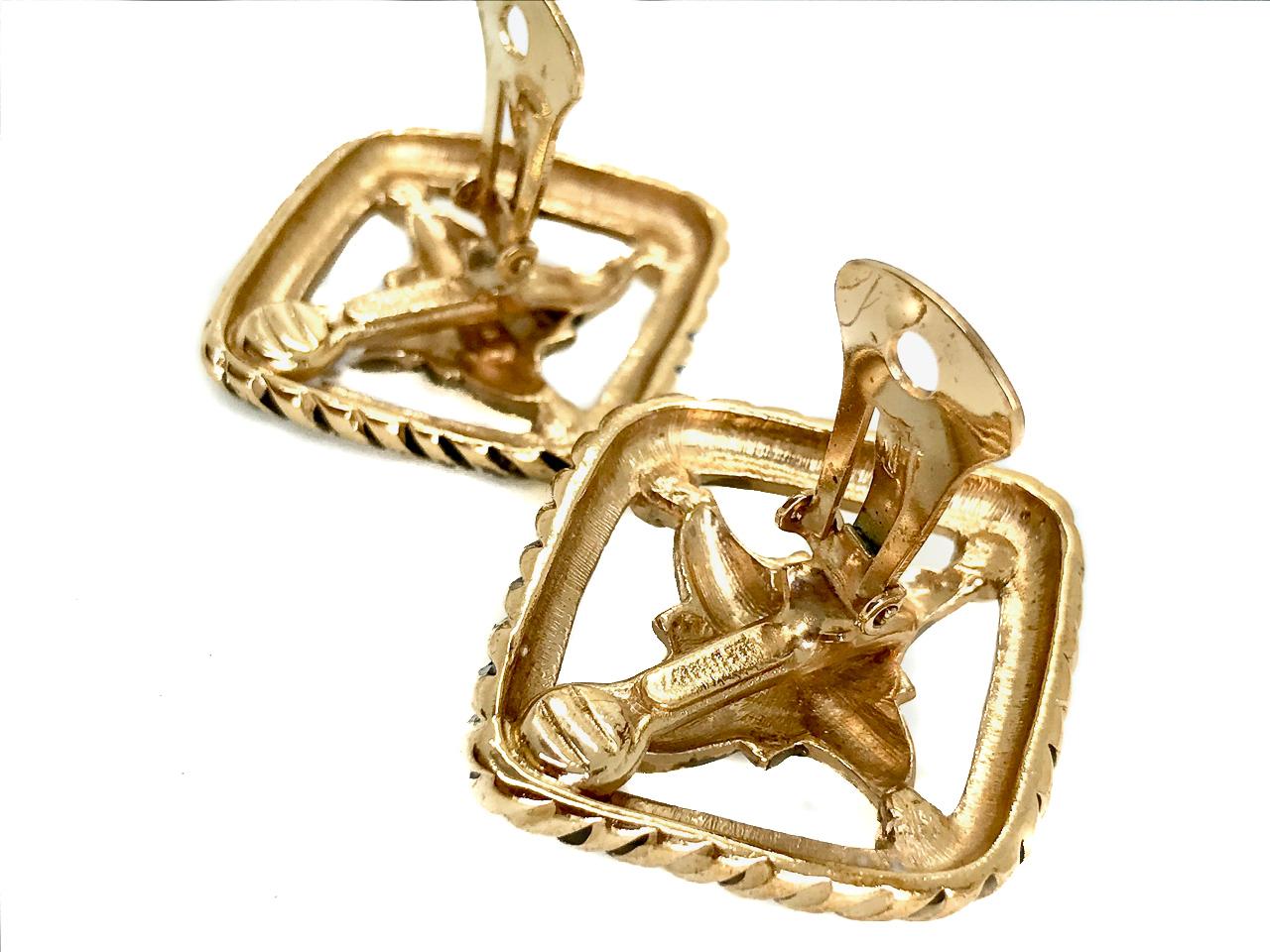 Valentino 1980s Vintage Clip On Earrings 1