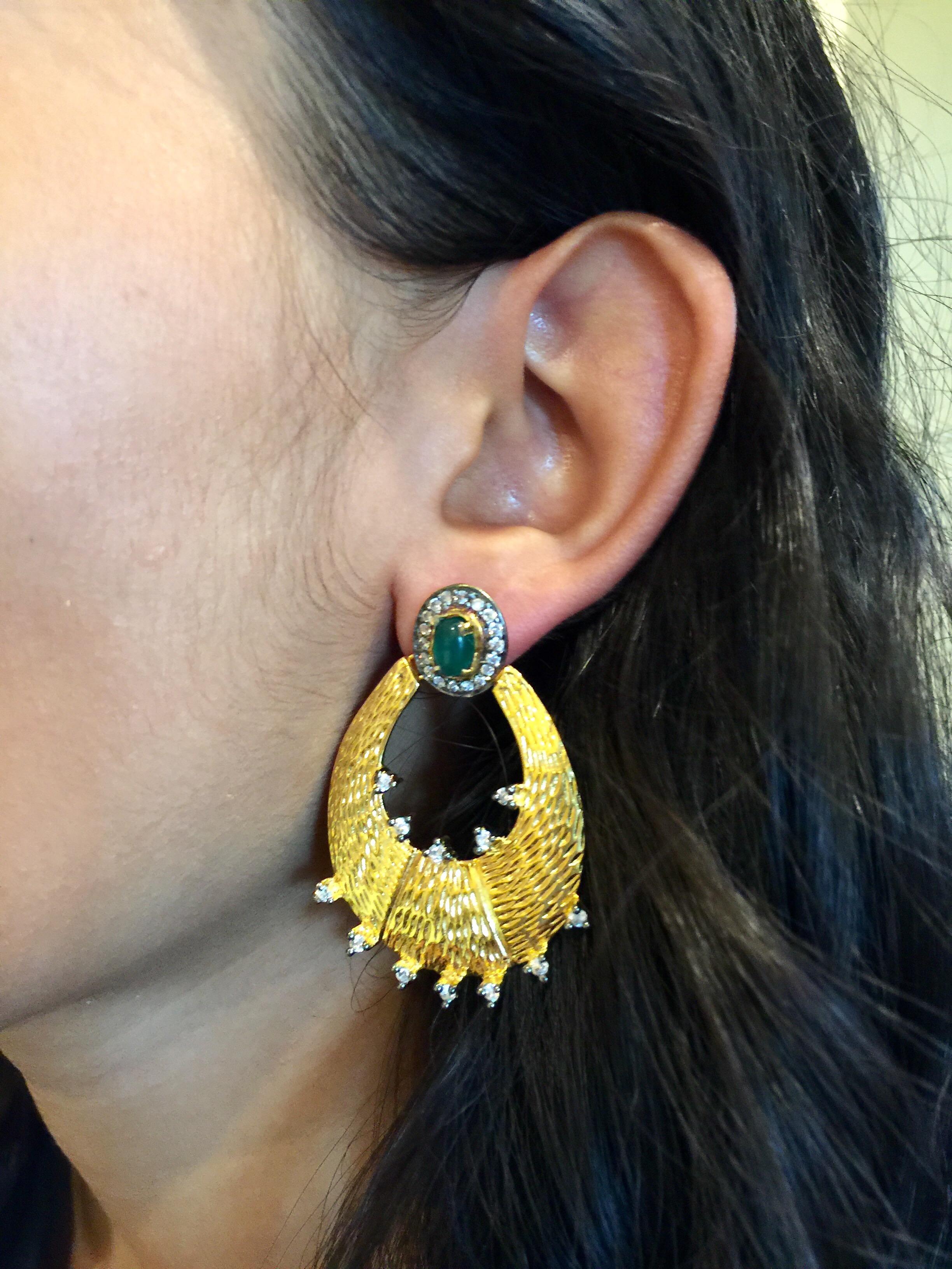 Women's Meghna Jewels Saya Earrings as seen in “Gossip Girl”! Worn by Kelly Rutherford